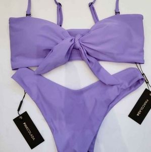Pinkcolada swim suit (lavender) Medium